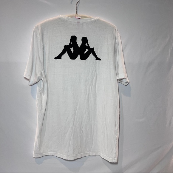 Kappa White T-shirt - Size Large - Picture 2 of 7
